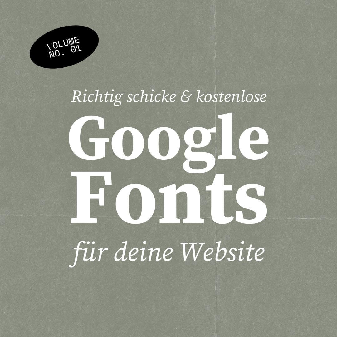 Besten Google Fonts fur deine Website
